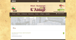 Desktop Screenshot of hoteldelabbaye-lascaux.com
